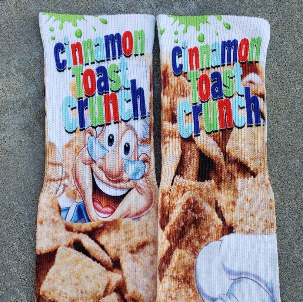Custom CINNAMON TOAST Socks